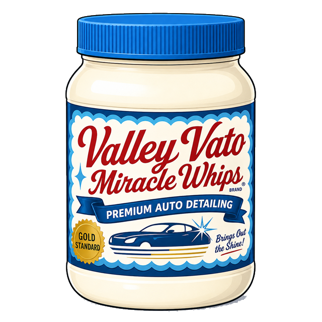 Valley Vato Miracle Whips jar — the pantry staple of clean whips